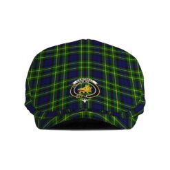The Gentleman’s Campbell Clan Tartan Crest Jeff Cap - Tartan Flat Cap