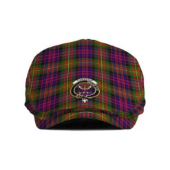 The Gentleman’s Carnegie Clan Tartan Crest Jeff Cap - Tartan Flat Cap