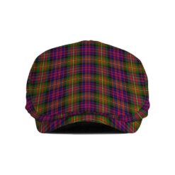 The Gentleman’s Carnegie Modern Clan Tartan Jeff Cap - Tartan Flat Cap