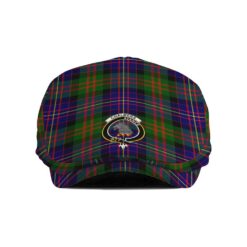 The Gentleman’s Chalmers Clan Tartan Crest Jeff Cap - Tartan Flat Cap