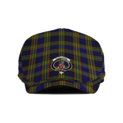 The Gentleman’s Clelland Clan Tartan Crest Jeff Cap - Tartan Flat Cap