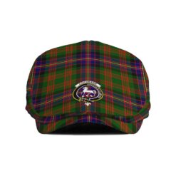The Gentleman’s Cochrane Clan Tartan Crest Jeff Cap - Tartan Flat Cap