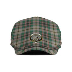 The Gentleman’s Craig Clan Tartan Crest Jeff Cap - Tartan Flat Cap