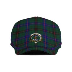 The Gentleman’s Davidson Clan Tartan Crest Jeff Cap - Tartan Flat Cap