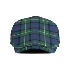 The Gentleman’s Davidson of Tulloch Clan Tartan Jeff Cap - Tartan Flat Cap