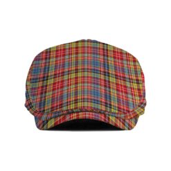The Gentleman’s Drummond of Strathallan Clan Tartan Jeff Cap - Tartan Flat Cap