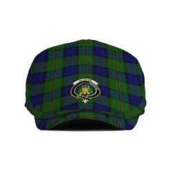 The Gentleman’s Dundas Clan Tartan Crest Jeff Cap - Tartan Flat Cap