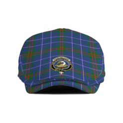 The Gentleman’s Edmonstone (of Duntreath) Clan Tartan Crest Jeff Cap - Tartan Flat Cap