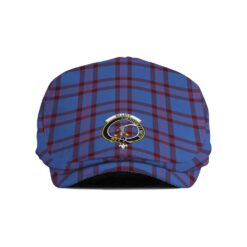 The Gentleman’s Elliot Clan Tartan Crest Jeff Cap - Tartan Flat Cap