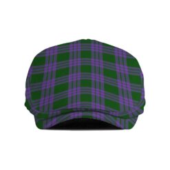 The Gentleman’s Elphinstone Clan Tartan Jeff Cap - Tartan Flat Cap