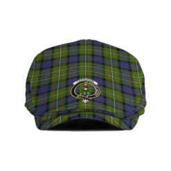 The Gentleman’s Ferguson Clan Tartan Crest Jeff Cap - Tartan Flat Cap