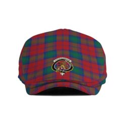 The Gentleman’s Fotheringham Clan Tartan Crest Jeff Cap - Tartan Flat Cap
