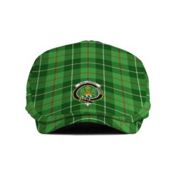 The Gentleman’s Galloway Clan Tartan Crest Jeff Cap - Tartan Flat Cap
