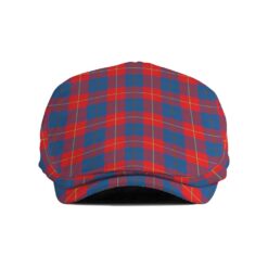The Gentleman’s Galloway Red Clan Tartan Jeff Cap - Tartan Flat Cap