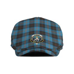 The Gentleman’s Garden Clan Tartan Crest Jeff Cap - Tartan Flat Cap