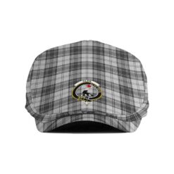 The Gentleman’s Glen Clan Tartan Crest Jeff Cap - Tartan Flat Cap