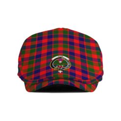 The Gentleman’s Gow (of Skeoch) Clan Tartan Crest Jeff Cap - Tartan Flat Cap