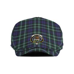 The Gentleman’s Graham Clan Tartan Crest Jeff Cap - Tartan Flat Cap