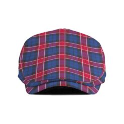 The Gentleman’s Graham of Menteith Red Clan Tartan Jeff Cap - Tartan Flat Cap
