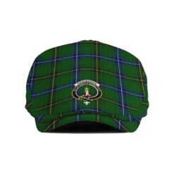 The Gentleman’s Henderson Clan Tartan Crest Jeff Cap - Tartan Flat Cap