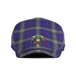 The Gentleman’s Kinnaird Clan Tartan Crest Jeff Cap - Tartan Flat Cap