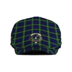 The Gentleman’s Lammie Clan Tartan Crest Jeff Cap - Tartan Flat Cap