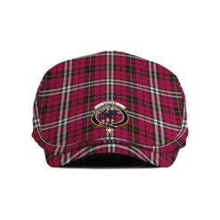 The Gentleman’s Little Clan Tartan Crest Jeff Cap - Tartan Flat Cap