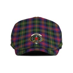 The Gentleman’s Logan Clan Tartan Crest Jeff Cap - Tartan Flat Cap