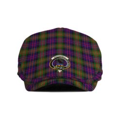 The Gentleman’s MacDonell of Glengarry Clan Tartan Crest Jeff Cap - Tartan Flat Cap
