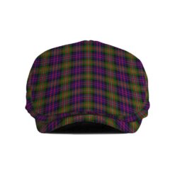 The Gentleman’s MacDonnell of Glengarry Modern Clan Tartan Jeff Cap - Tartan Flat Cap