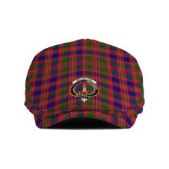 The Gentleman’s MacIntyre Clan Tartan Crest Jeff Cap - Tartan Flat Cap