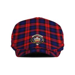 The Gentleman’s MacLachlan Clan Tartan Crest Jeff Cap - Tartan Flat Cap