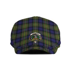The Gentleman’s MacLaren Clan Tartan Crest Jeff Cap - Tartan Flat Cap