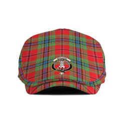 The Gentleman’s MacLean Clan Tartan Crest Jeff Cap - Tartan Flat Cap