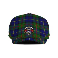 The Gentleman’s MacLeod of Lewis Clan Tartan Crest Jeff Cap - Tartan Flat Cap