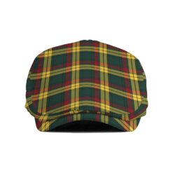 The Gentleman’s MacMillan Old Modern Clan Tartan Jeff Cap - Tartan Flat Cap