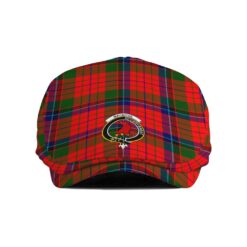 The Gentleman’s MacNicol (of Scorrybreac) Clan Tartan Crest Jeff Cap - Tartan Flat Cap