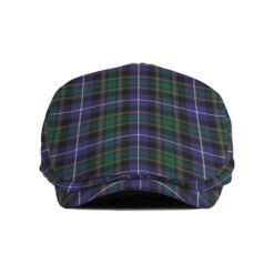 The Gentleman’s MacRae Hunting Modern Clan Tartan Jeff Cap - Tartan Flat Cap