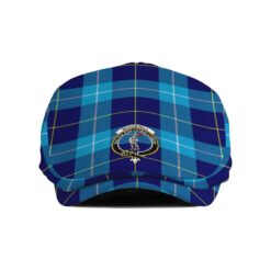 The Gentleman’s McKerrell Clan Tartan Crest Jeff Cap - Tartan Flat Cap