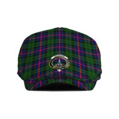 The Gentleman’s Morrison Clan Tartan Crest Jeff Cap - Tartan Flat Cap