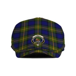 The Gentleman’s Muir Clan Tartan Crest Jeff Cap - Tartan Flat Cap