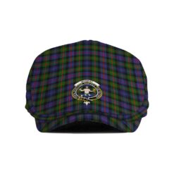 The Gentleman’s Murray (of Atholl) Clan Tartan Crest Jeff Cap - Tartan Flat Cap