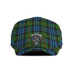 The Gentleman’s Newlands Clan Tartan Crest Jeff Cap - Tartan Flat Cap