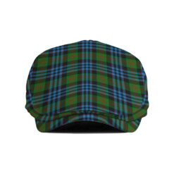 The Gentleman’s Newlands of Lauriston Clan Tartan Jeff Cap - Tartan Flat Cap