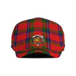The Gentleman’s Nicolson Clan Tartan Crest Jeff Cap - Tartan Flat Cap