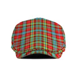 The Gentleman’s Ogilvie Clan Tartan Jeff Cap - Tartan Flat Cap