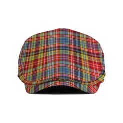 The Gentleman’s Ogilvie of Airlie Ancient Clan Tartan Jeff Cap - Tartan Flat Cap