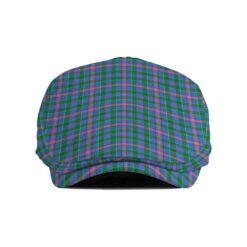 The Gentleman’s Pitcairn Hunting Clan Tartan Jeff Cap - Tartan Flat Cap