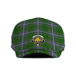 The Gentleman’s Pringle Clan Tartan Crest Jeff Cap - Tartan Flat Cap