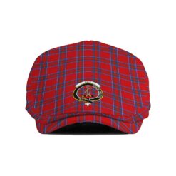The Gentleman’s Rait Clan Tartan Crest Jeff Cap - Tartan Flat Cap